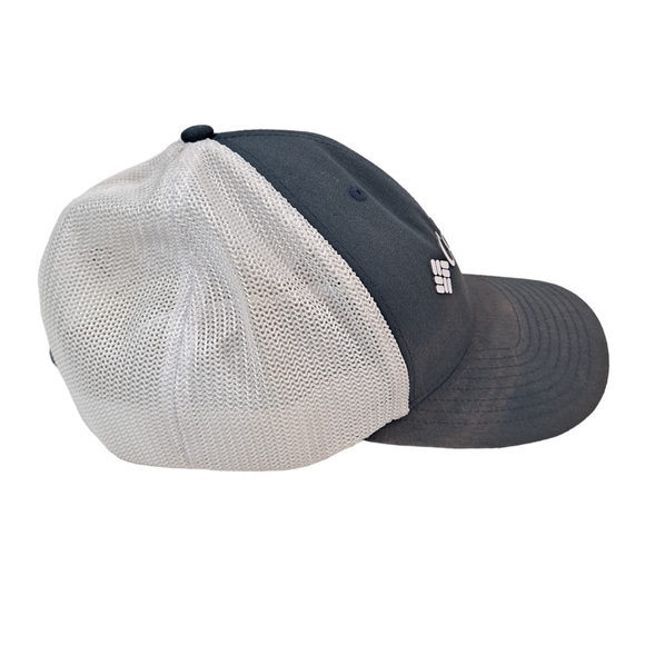 Columbia PFG Fitted Hat Blue White Cap Flexfit Size L/XL Men Fishing - Picture 2 of 10